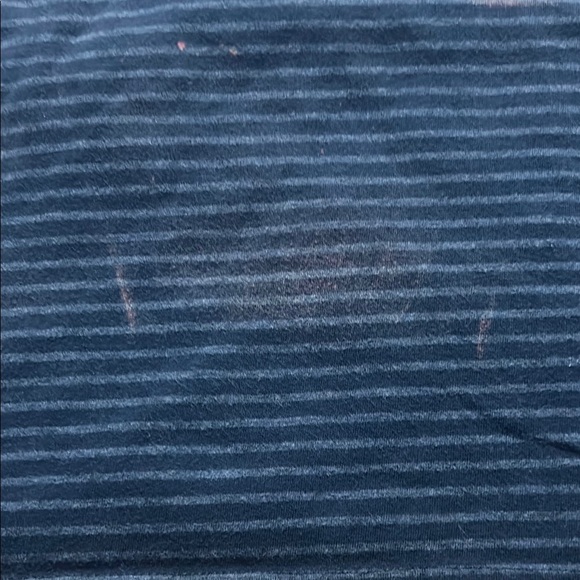 Blue Short Sleeve Tee with Stripes - Picture 5 of 9